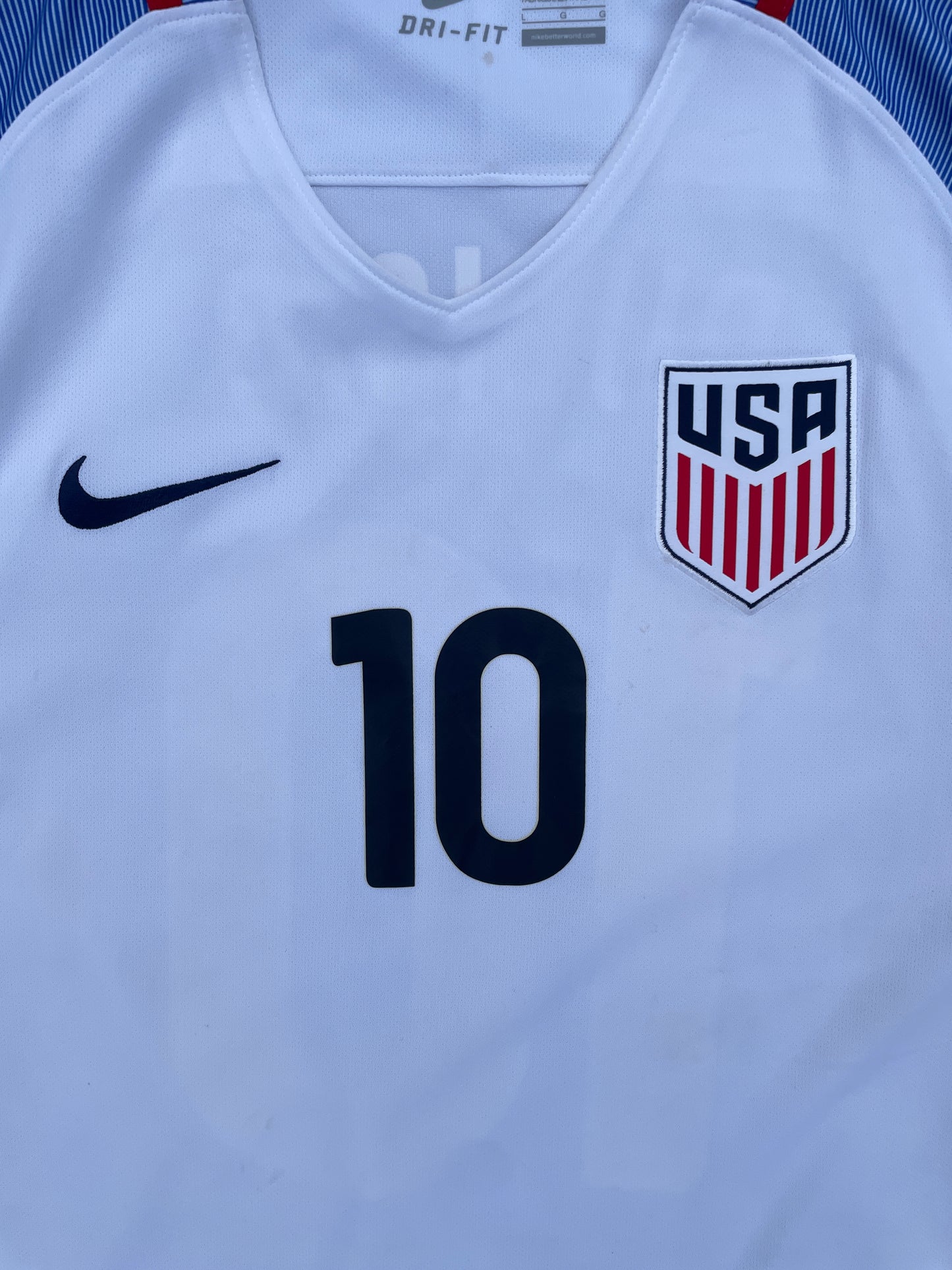 USA 2016 Home - PULISIC #10 - L