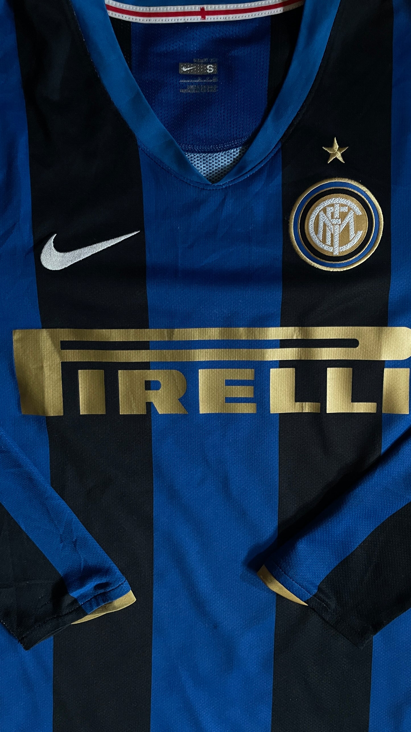 Inter Milan 08/09 Home FIGO #7 LS- S