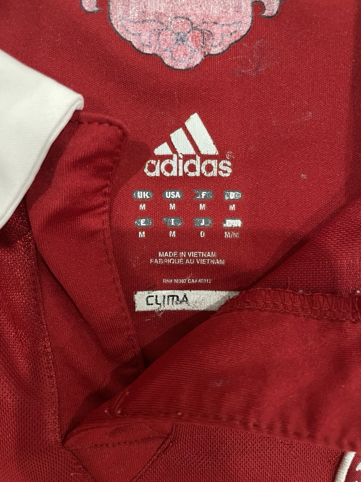 Denmark 12/13 Home Football Soccer Jersey Shirt Size Medium *Authentic* Adidas