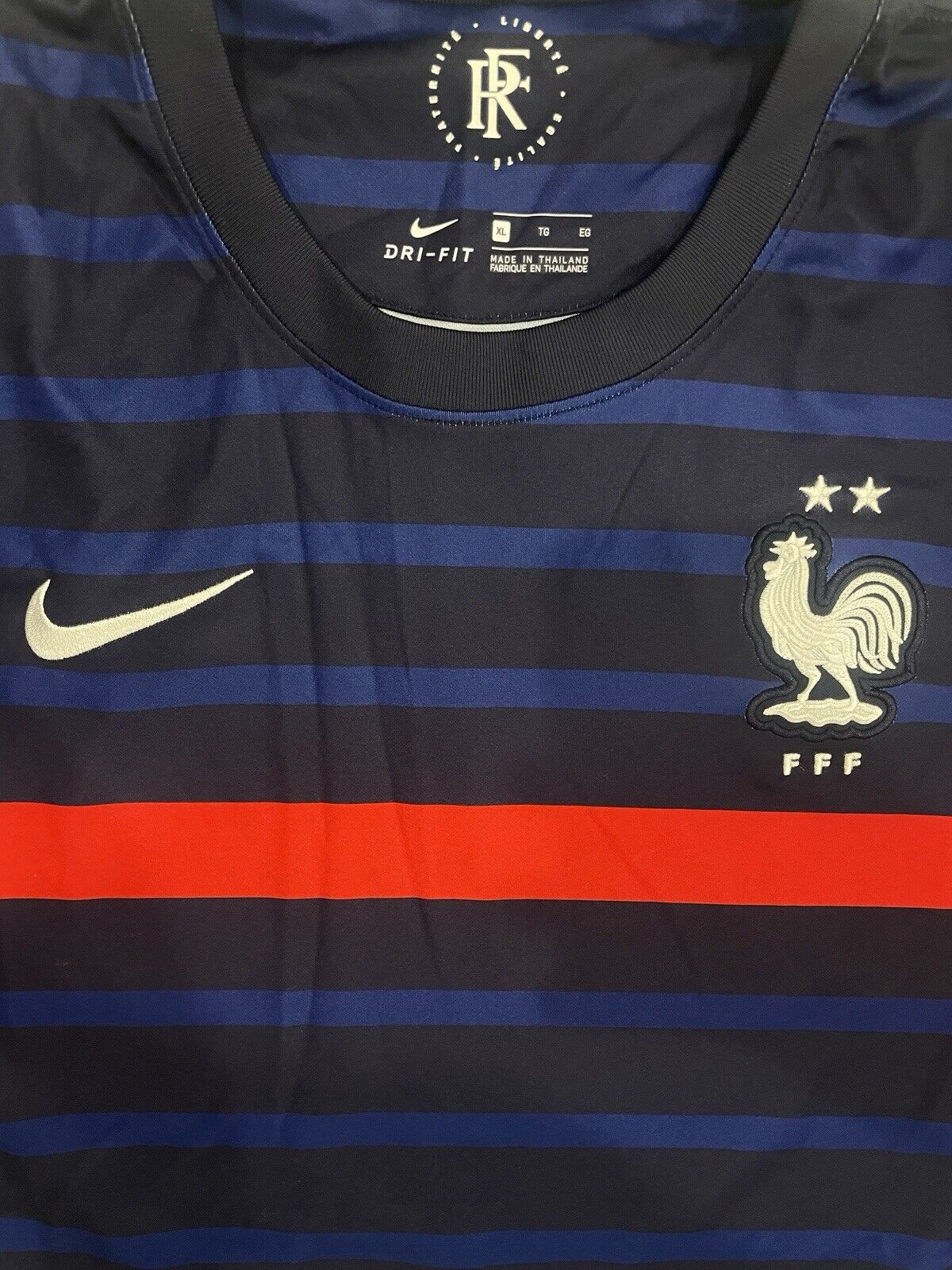France 20/21 Home International Football Soccer Jersey Shirt XL *Authentic*