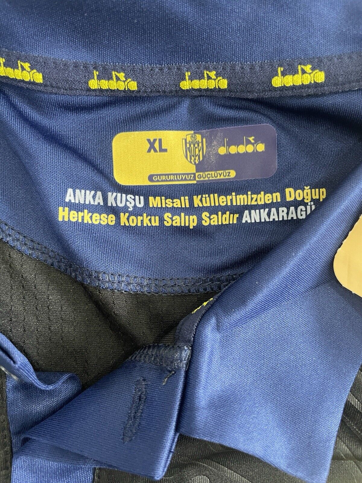 MKE Ankaragucu 21/22 4th Football Soccer Jersey XL Fits L *Authentic* BNWT