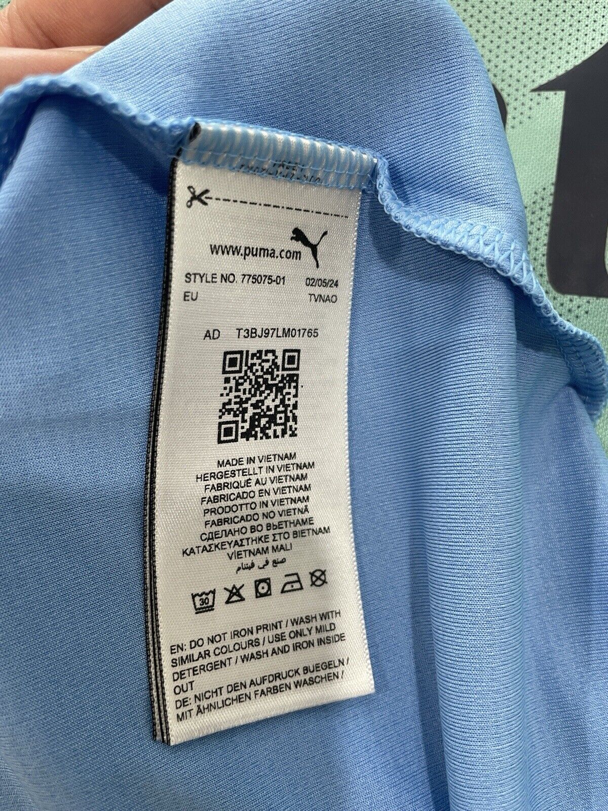 Manchester City 24/25 Home Football Soccer Jersey L *Authentic* HAALAND #9 BNWT