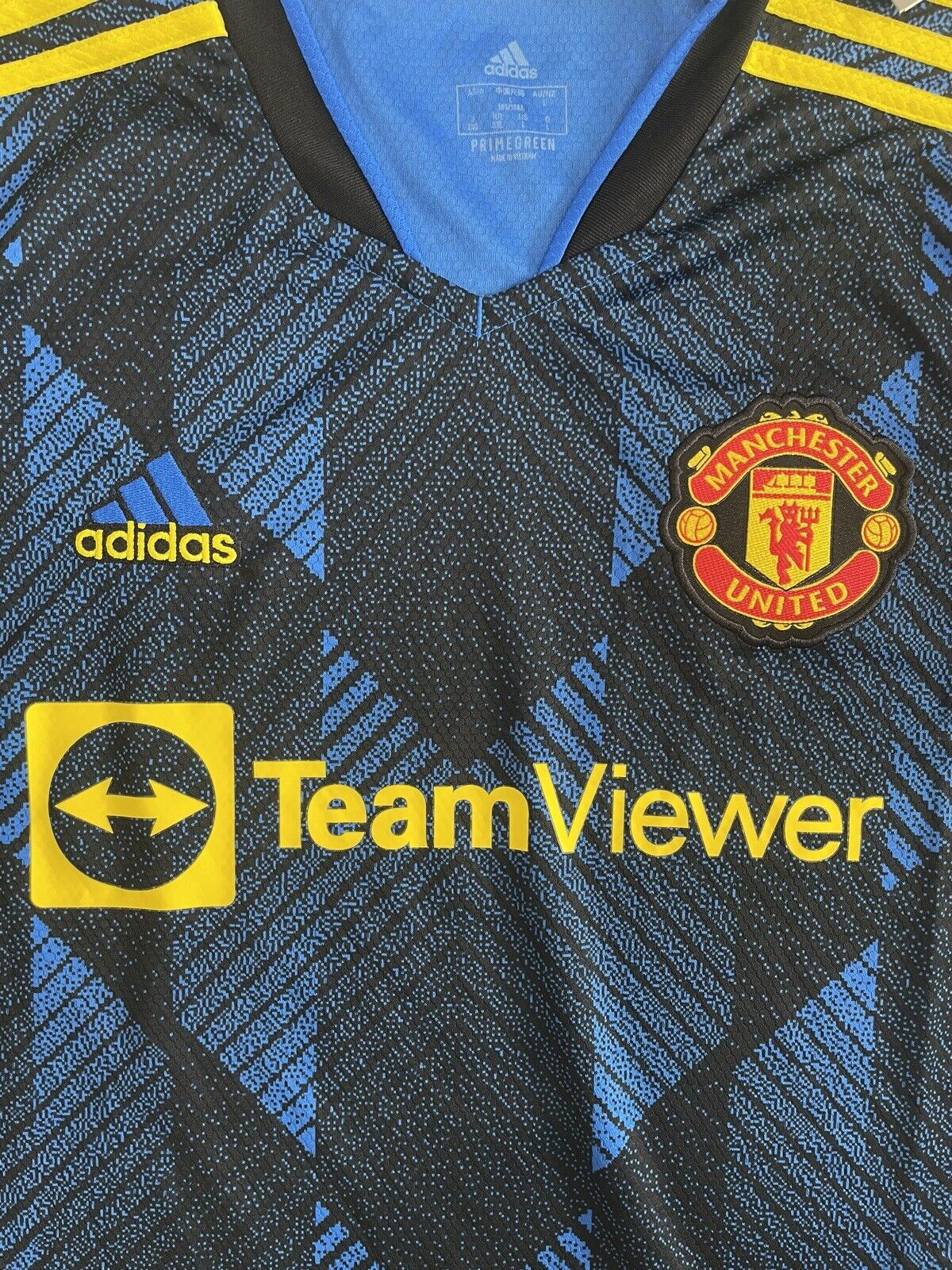 Manchester United 21/22 Third Football Shirt Soccer Jersey L *Authentic* BNWT