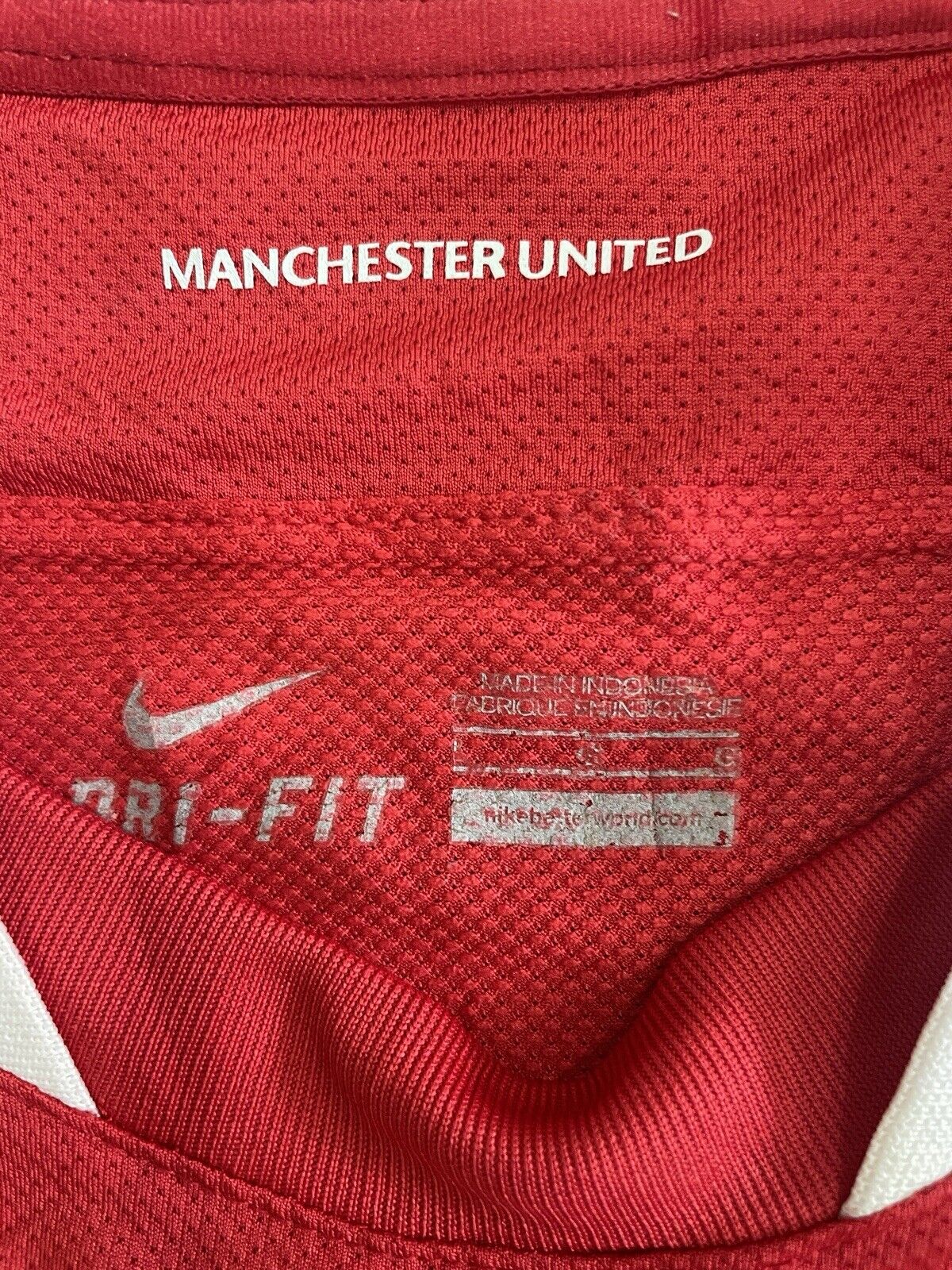 Manchester United 11/12 Home Football Soccer Jersey *Authentic* L EPL Patches
