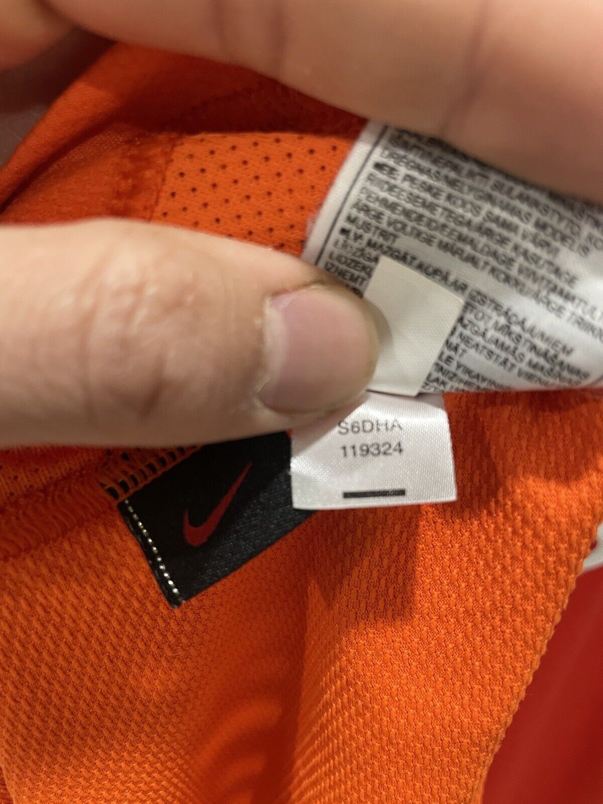 Holland Netherlands 06/08 Home International Football Shirt M *Authentic* Nike