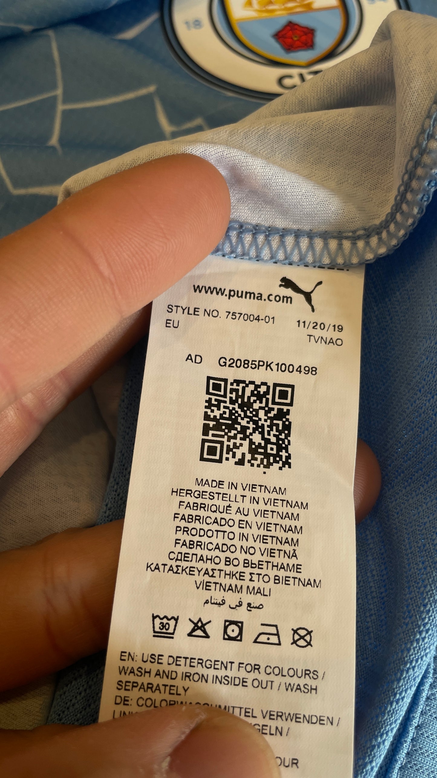 Manchester City 20/21 Home Player Issue - GÜNDOĞAN #8 - S