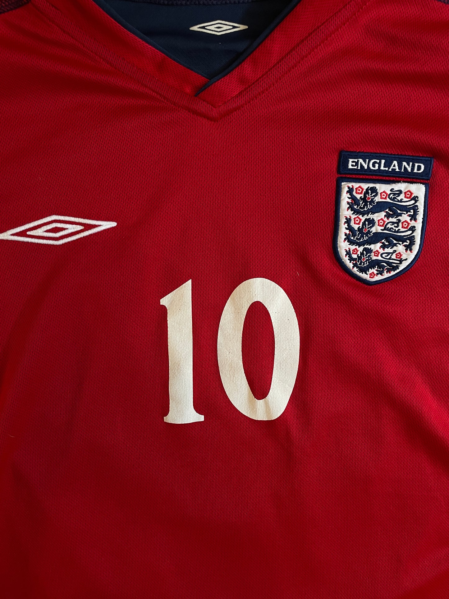 England 02/04 Away (Reversible) - OWEN #10 - M