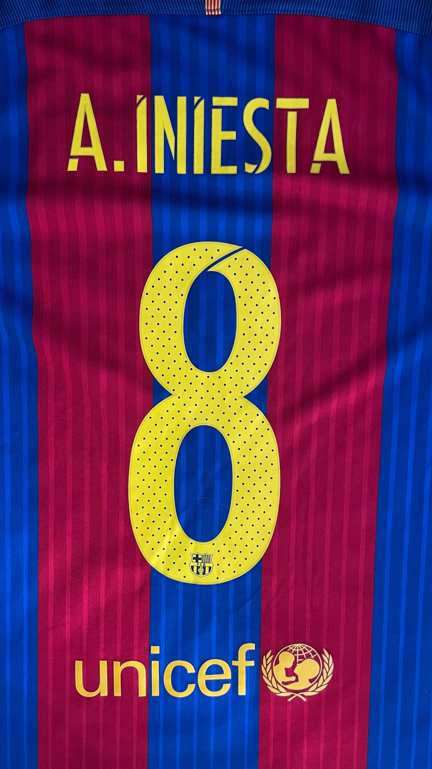 Barcelona 16/17 Home - A.INIESTA #8 - L