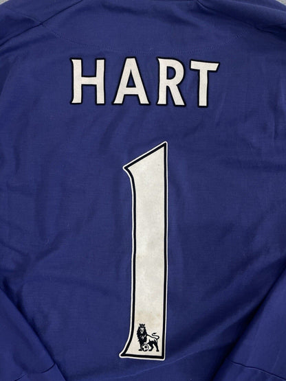 Manchester City 12/13 GK Football Shirt Soccer Jersey Large *Authentic* HART