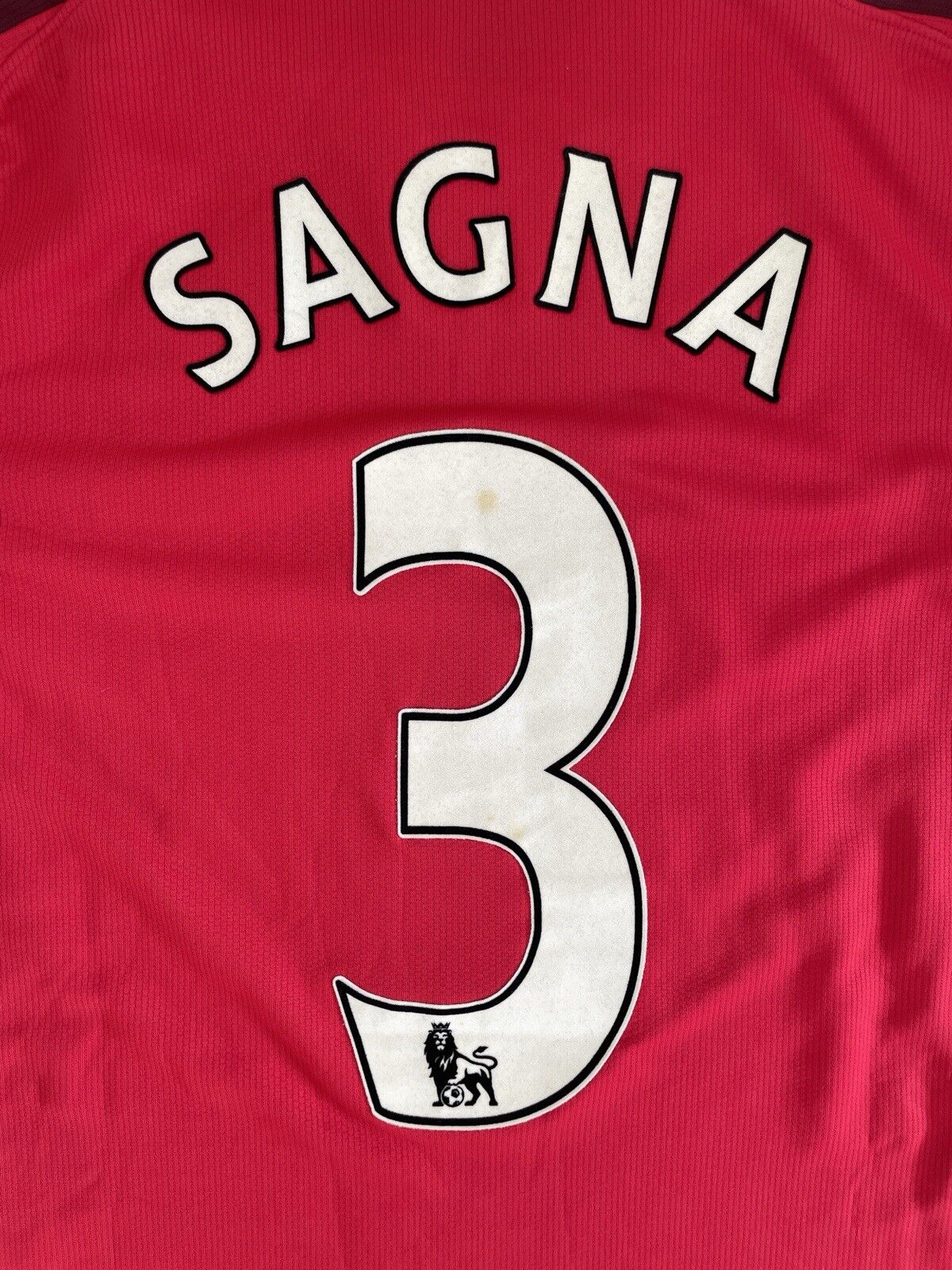 Arsenal 08/09 Home Football Shirt Soccer Jersey Size Small *Authentic* SAGNA