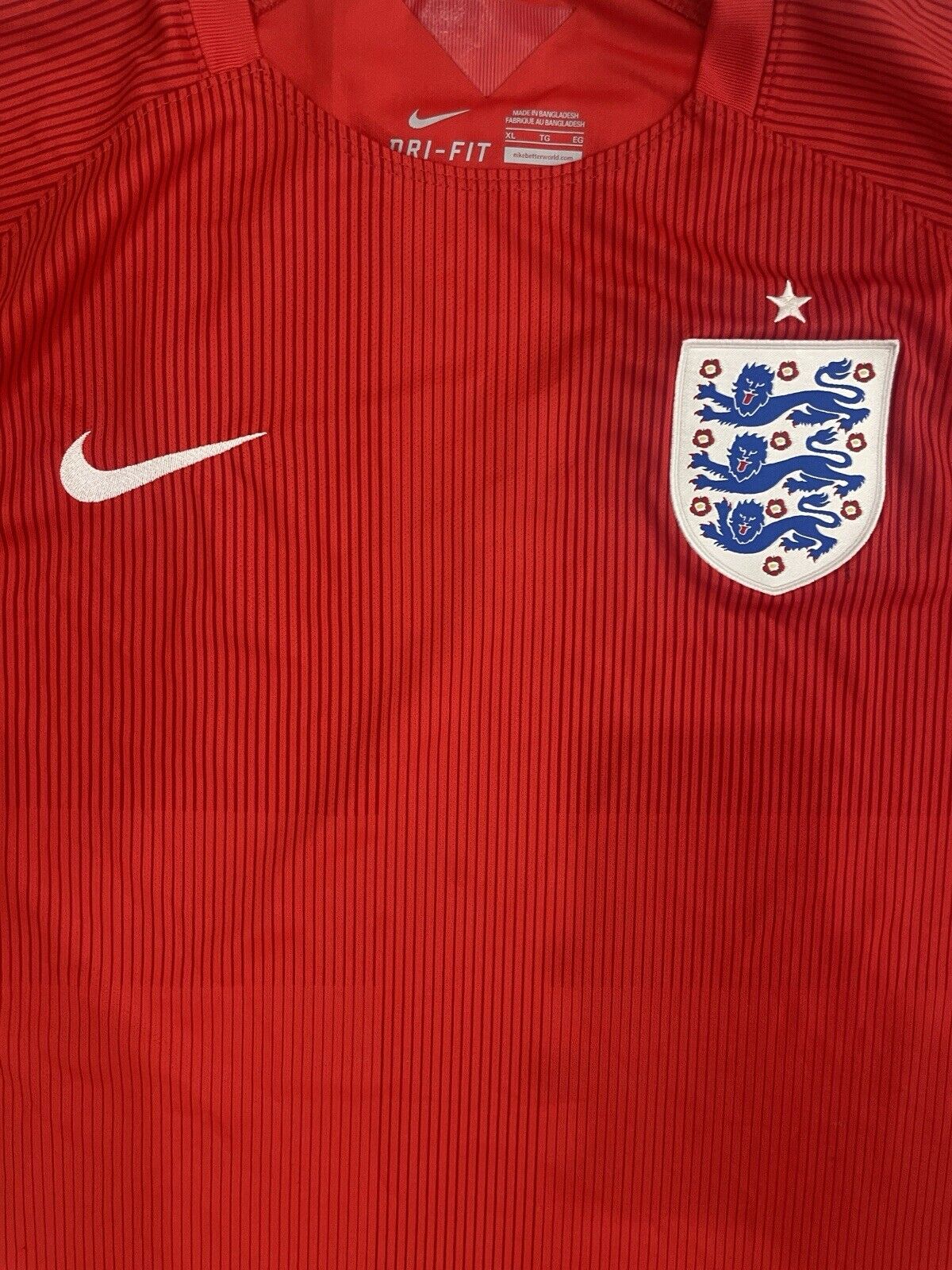 England 14/15 Away Football Soccer Jersey Shirt Size XL *Authentic* Nike