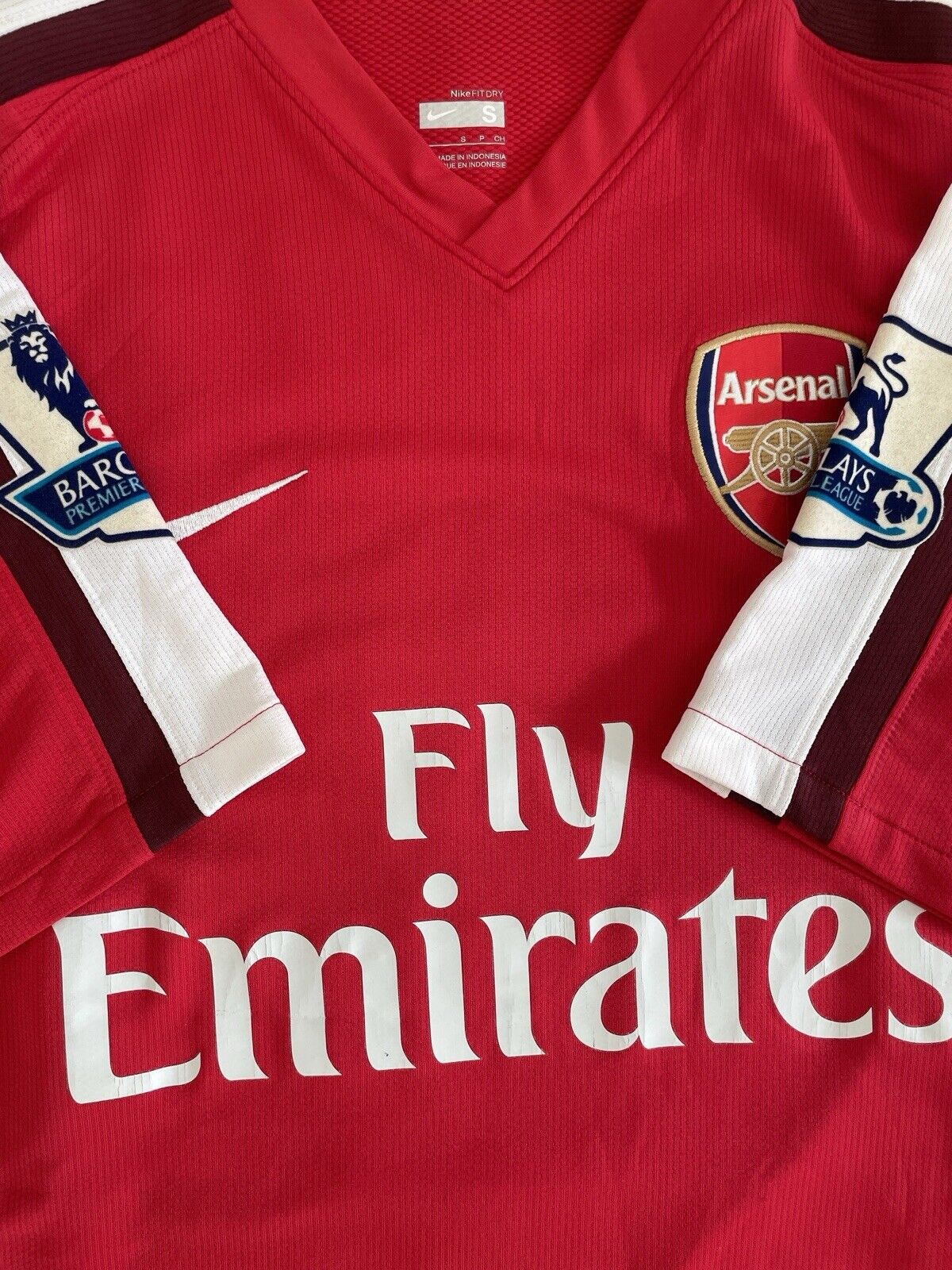 Arsenal 08/09 Home Football Shirt Soccer Jersey Size Small *Authentic* SAGNA