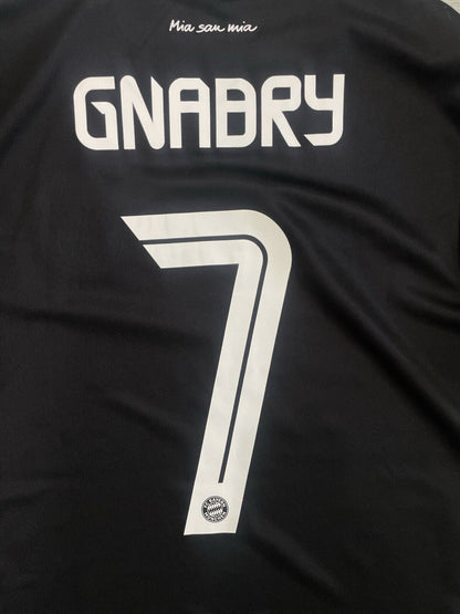 Bayern Munich 20/21 Third Football Soccer Jersey L *Authentic* GNABRY #7 BNWT