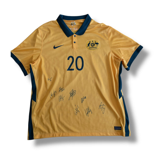 Australia 21/22 Home - KERR #20 Signed - XXL