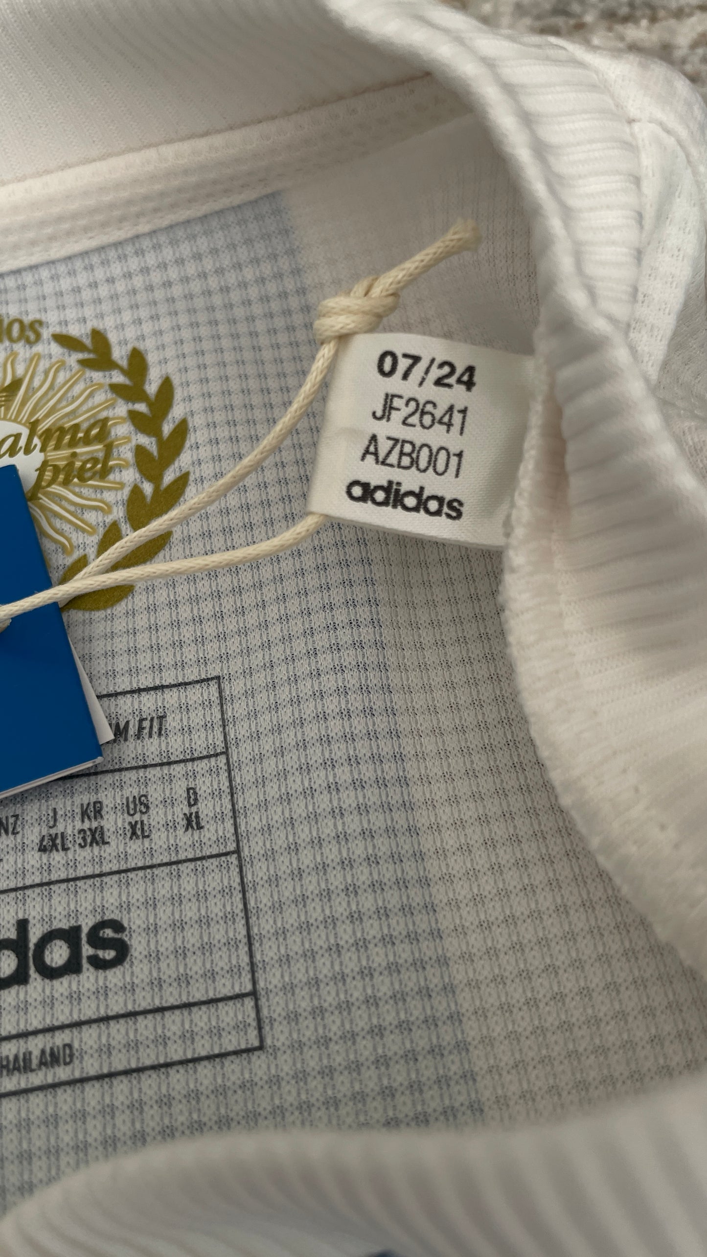 Argentina 2025 Home 50th Anniversary BNWT - XL