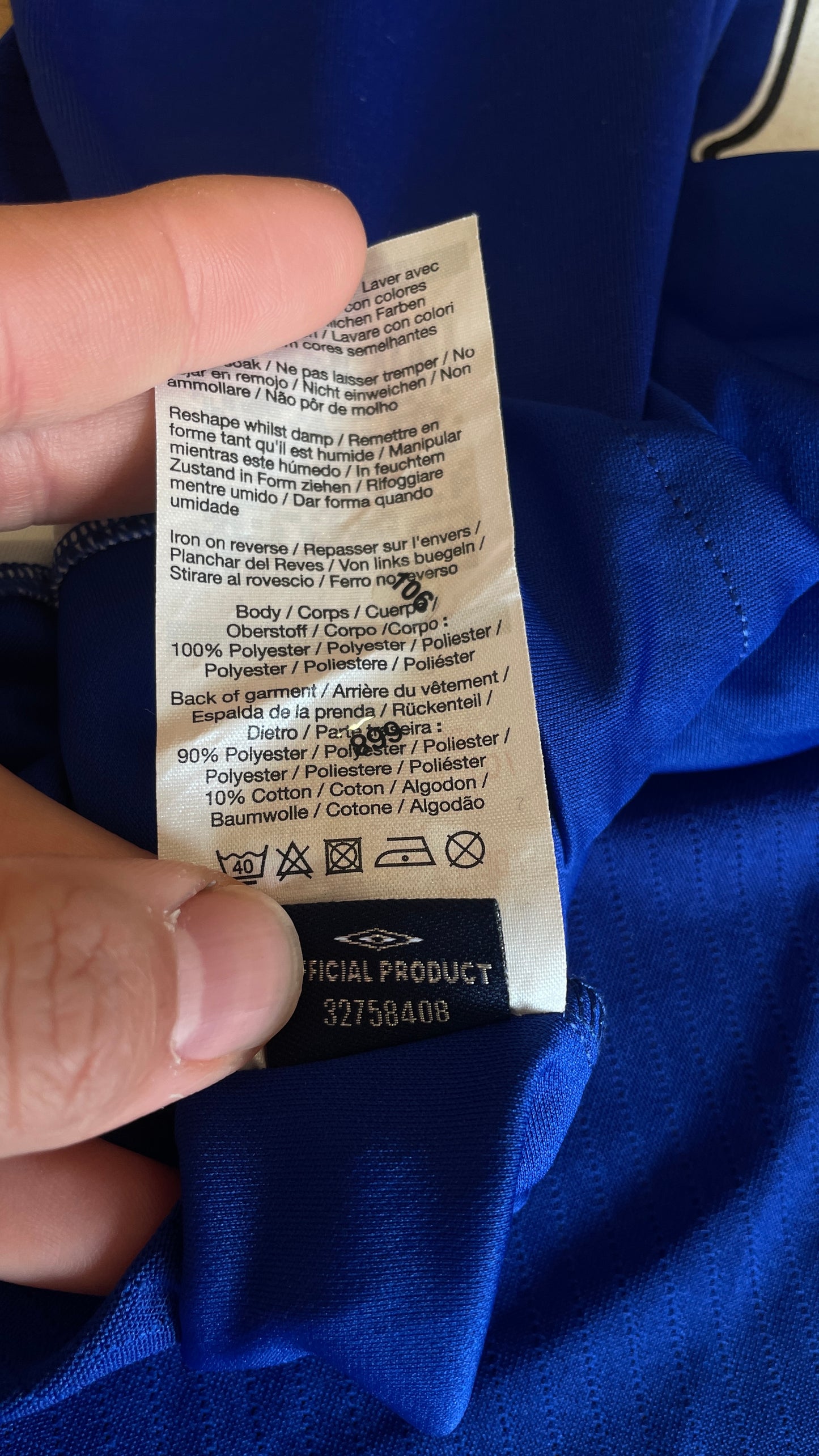 Everton 08/09 Home - CAHILL #17 - XXL