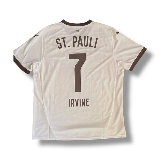 St Pauli 24/25 Away - IRVINE #7 - XL BNWT