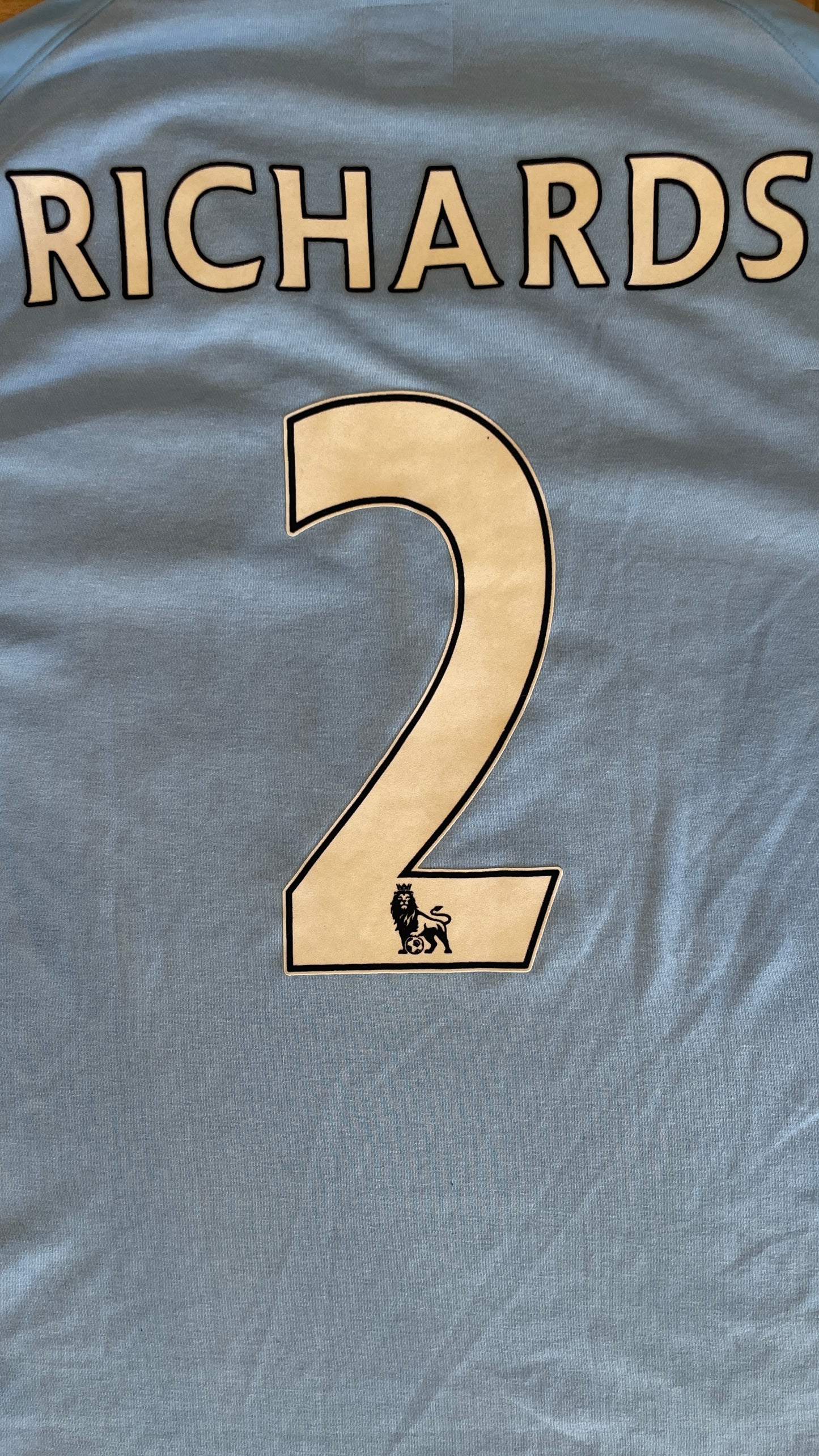 Manchester City 10/11 Home - RICHARDS #2 - XL