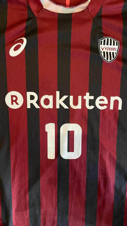 Vissel Kobe 2017 Home - 4XL Fits L - PODOLSKI #10