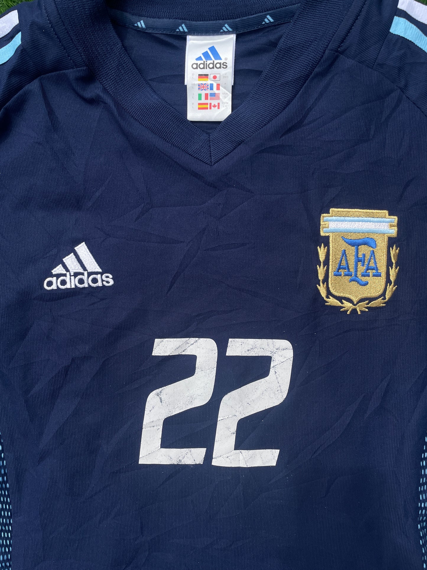 Argentina 2002 Away - CHAMOT #22 - L