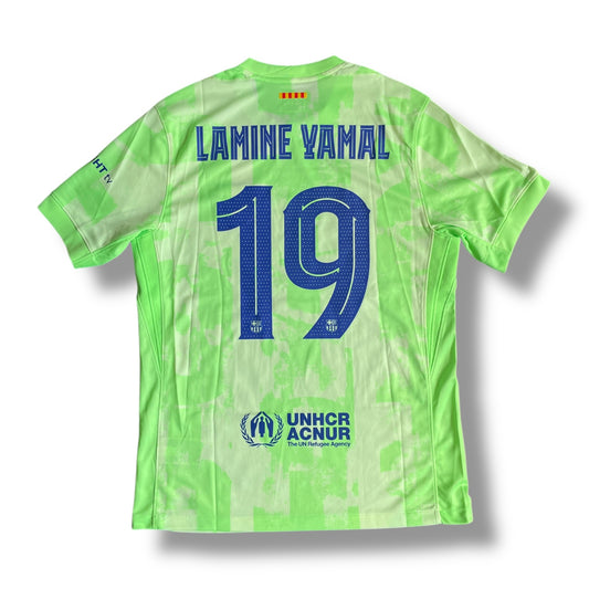 Barcelona 24/25 Third BNWT - LAMINE YAMAL #19 - M